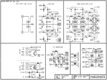 Audio Note P3 schematic circuit diagram